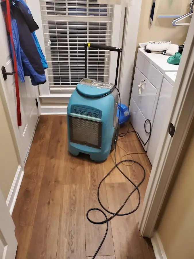 Commercial dehumidifier deployed for Flood Damage Cleanup in Bridgewater